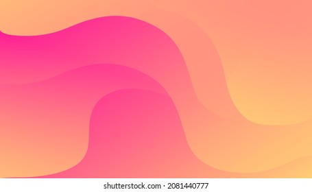 Abstract pink fluid shape modern background. Trendy gradient shapes composition. Eps10 vector
