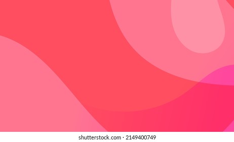 Abstract pink fluid shape modern background with copy space, vector.