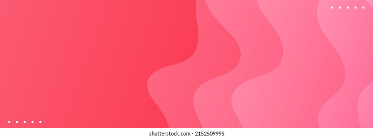 Abstract pink fluid shape modern background with copy space, vector.