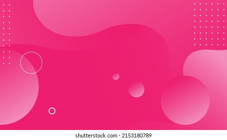 Abstract pink fluid shape modern background. Circle shapes composition. Dynamic rectangle shapes composition and elements. Modern and Creative Trend design in Eps10 vector illustration