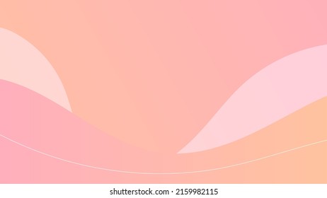 Abstract pink fluid shape modern background with copy space, vector.