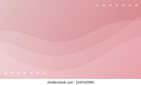 Abstract pink fluid shape modern background with copy space, vector.