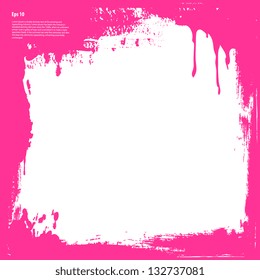 Abstract pink frame