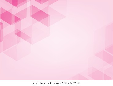 Abstract of pink geometric background.