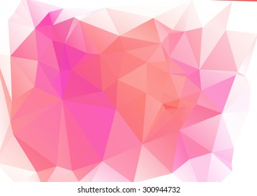 Abstract pink Geometric Background for Design