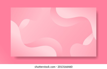 Abstract pink geometric background. Modern background design. Liquid color. Fluid shapes composition. Fit for presentation design. website, basis for banners, wallpapers, brochure, posters