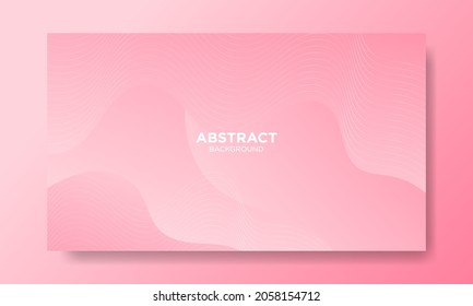 Fondo geométrico rosa abstracto. Diseño de fondo moderno. color de gradiente. Composición de formas fluidas. Apto para el diseño de la presentación. sitio web, base para banners, fondos de pantalla, folletos, carteles