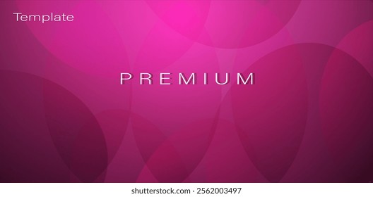 Abstract pink geometric background template , Glowing pink background . Vector eps 10.