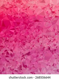 abstract pink geometric background. triangle background vector pink.