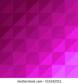 Abstract pink geometric background - Vector Illustration.Low Poly Style.