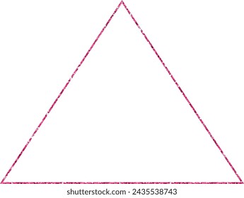 Abstract pink geometric figure design illustration