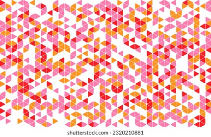 Abstract pink geometric pattern design. triangle pattern. Using for backgroud, printing

Vector format.