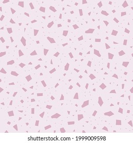 Abstract pink geometric pattern. Seamless pattern of crystal, polygon for mosaic, textile, factory, print. Seamless background of triangles for wallpaper tiles and bed linen. Decor for design. Vector 