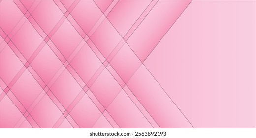 Abstract pink geometric vector background, can be used for cover design, poster and advertising