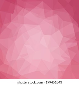 Abstract pink geometrical background - Vector