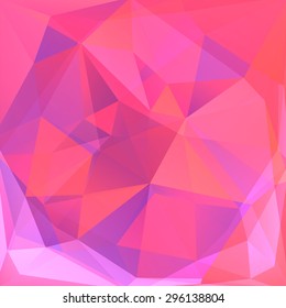 Abstract pink geometrical background - Vector illustration