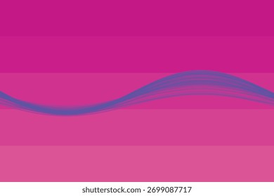 Abstractas fondo de gradiente rosa con un patrón de onda azul que fluye, evocando una sensación de movimiento y energía.