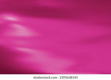 Abstract pink gradient background. Minimalistic subtle wavy silk texture. 3D vector illustration.