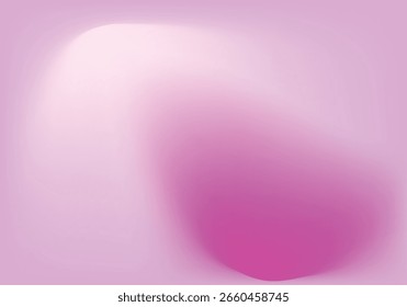 Abstract Pink Gradient Background with Organic Shapes