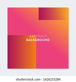 Abstract pink gradient background. Simple and clean geometric background. suitable for brochure, flyer, and social media post background