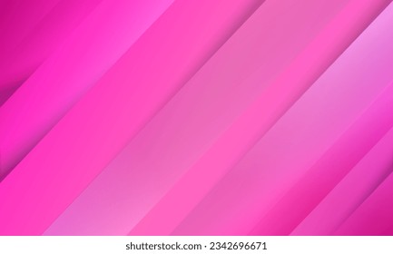 Fondo de gradiente rosa abstracto, fondo de línea dinámica de gradiente colorido, ilustración vectorial