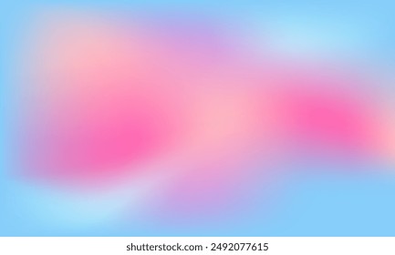 Abstract pink gradient. Blue background. Smooth gradient background. Technology background