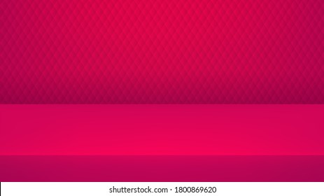 Abstract pink and gradient light and Geometry texture background with studio backdrops product display with copy space for display of content design.Banner for advertise product.