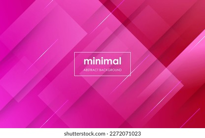 abstract pink gradient liquid color with geometric shape background. eps10 vector