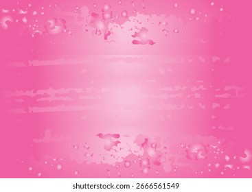 Textura de gradiente rosa abstrato com Splatter e pincelada Efeitos de traçado, fundo abstrato rosa.
