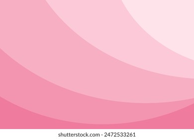 Abstract pink gradient wave simple background. Vector illustration.