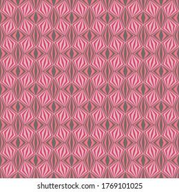 abstract pink and gray repetitive background with rhombus, squares. vector seamless pattern. textile fabric swatch. wrapping paper. continuous print. design element for home decor, phone case, apparel