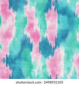 Abstract pink, green and blue brush strokes watercolor painting patterns, Cute seamless pattern design element for sale banners, posters, labels, and gift wrapping paper.