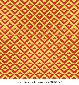 abstract pink and green geometrical seamless pattern
