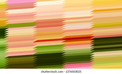 Abstract Pink and Green Horizontal Lines and Stripes Background Vector Graphic