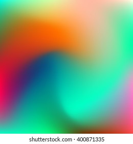 Abstract pink, green, orange and blue blur color gradient background for deign concepts, wallpapers, web, presentations and prints. Vector illustration.