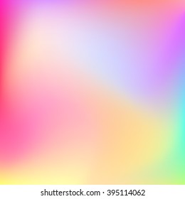 Abstract pink, green, yellow and blue blur color gradient background for deign concepts, wallpapers, web, presentations and prints. Vector illustration.
