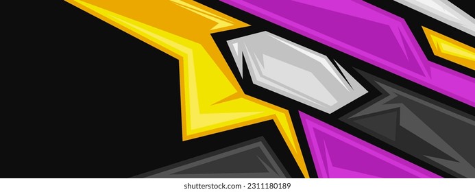 Abstract pink grey gaming background in futuristic style. Print vinyl and decal