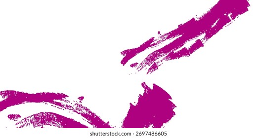 Abstractas fondo de grunge rosa con medio tono y Elementos de trazo de pincel