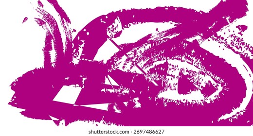 Abstractas fondo de grunge rosa con medio tono y Elementos de trazo de pincel