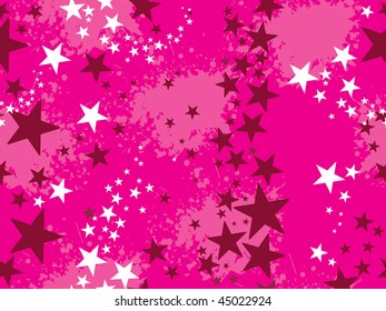 abstract pink grungy background with star