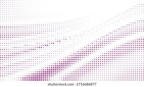 Abstractas fondo de onda de punto de semitono rosa con gradiente fluido suave que crea una textura moderna suave para el Diseño gráfico creativo, diseños digitales y Ilustración vectorial visual de marca limpia