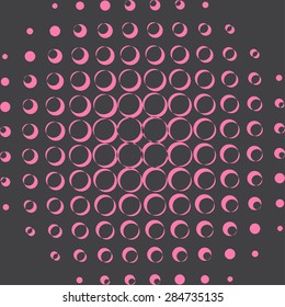 Abstract pink halftone gray background illustration




