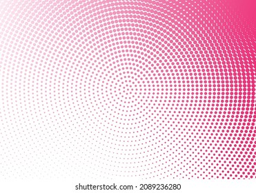 Ilustración de diseño del vector medio tono rosa abstracto