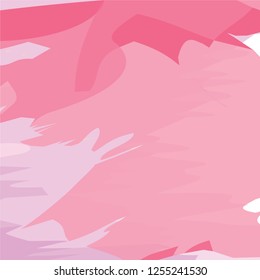 abstract pink hand drawn watercolor texture background. creative colorful pink paintbrush for your design. nice pink brush strokes background. vector illustration