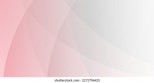 Abstract Pink Header Template, Futuristic Gradient Poster, Presentation or Landing Page Background Design with Overlaying Illuminated Curving Lines - Includes Copyspace, Place, Room for Your Text