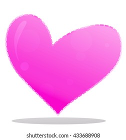  abstract pink heart