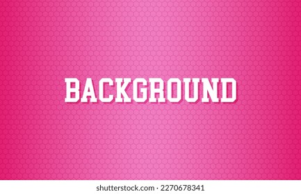 Abstract pink hexagonal background, vector illustration.