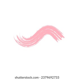Abstrakter rosafarbener Pinselstrich Schlaganfall. Rosa
Tintenspülung und Ölschlag
