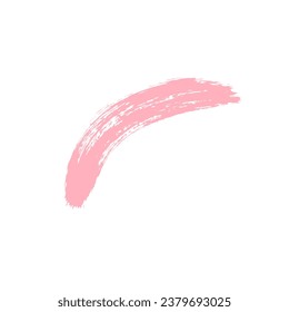 Abstract Pink Ink Brush Stroke. Pink Ink Brush Splash And Oil Stroke