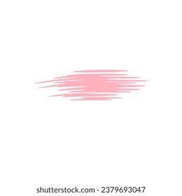 Abstract Pink Ink Brush Stroke. Pink Ink Brush Splash And Oil Stroke